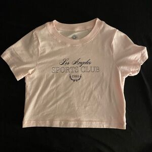 Pacsun pink baby tee